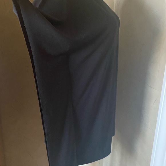 Charming Charlie Asymmetric One Sleeve Fancy Top Women’s Size S, black - Picture 12 of 12